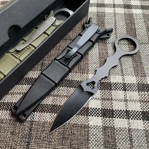 Socp Dagger Knife EDC Fixed Blade Knife with Sheath 440C Steel Blade Tactical... - Picture 1 of 6