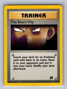 The Boss's Way - 73/82 Uncommon Team Rocket - LP Pokemon TCG - Picture 1 of 2