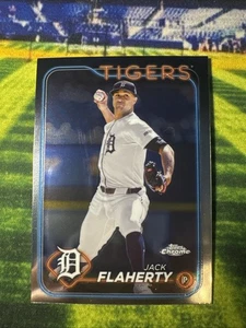 2024 Topps Chrome Jack Flaherty #56 Detroit Tigers - Picture 1 of 2