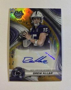 2024 Bowman’s Best University Drew Allar Gold Refractor Rookie Auto /50 # BOA-DA - Picture 1 of 2