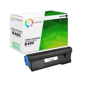 Cartucho de tóner compatible TCT Premium B480 negro para Okidata B420 MB480 MFP - Imagen 1 de 6