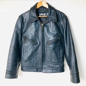 Schott Lederjacke Rider’s 641xx Gr. 34 schwarz Biker Motorrad Herren gebraucht - Bild 1 von 11