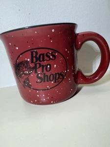 Übergroßer Bass Pro Shops Kaffeebecher weinrot Stein Angeln - Bild 1 von 8