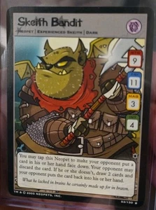 NEOPETS SKEITH BANDIT RARO #53 JUEGO DE HADAS MÁS OSCURAS 53/150 COMO NUEVO DE COLECCIÓN - Imagen 1 de 3