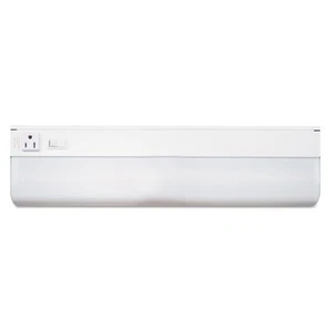 Ledu Under-Cabinet Fluorescent Fixture Steel 18-3/4 x 4 White L9011 - Picture 1 of 4