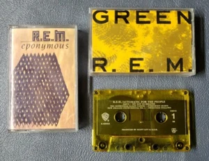 R.E.M. Cassettes Set Of 3 "GREEN" & "eponymous"  Automatic  For The People  - Picture 1 of 12