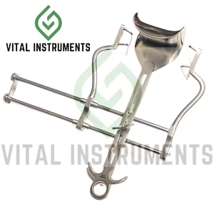 Instrumento de laparotomía quirúrgica retractor abdominal autosuficiente Balfour de 12 - Imagen 1 de 1