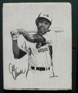 1982-83 Montreal Expos Star Al Oliver signed / autographed Artist's Print RARE - - Picture 1 of 1