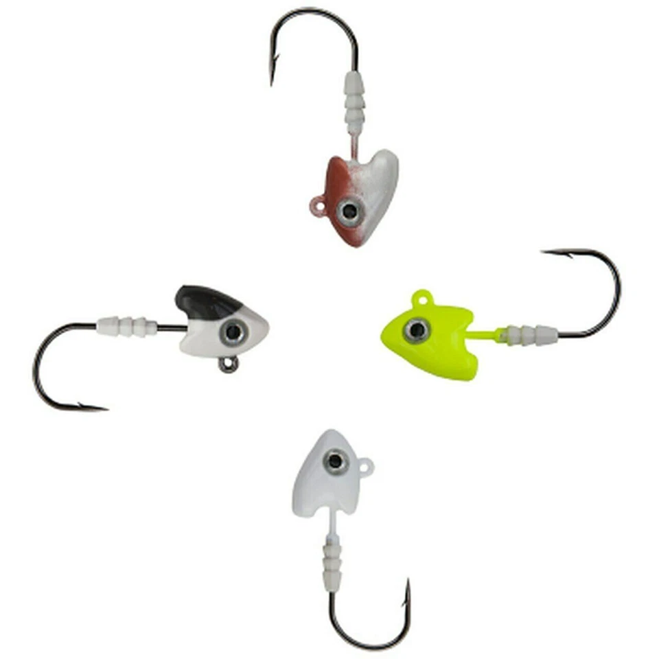 Berkley Gulp Heads! Señuelo de pesca Minnow Jig Head cebo suave gancho de carbono afilado Foto 1 de 1