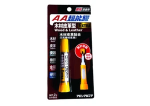 Aron Alpha AA Glues Extra Wood Leather Plastic Powerful Quick Dry 10ml 2gm 2pcs - Picture 1 of 7