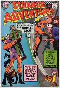 Strange Adventures 195 en muy buen estado + 1966 dc primera aplicación animal hombre disfrazado Jack Sparling - Imagen 1 de 3
