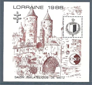 BLOC CNEP N° 9 - Lorraine 1988 - Metz - Picture 1 of 1