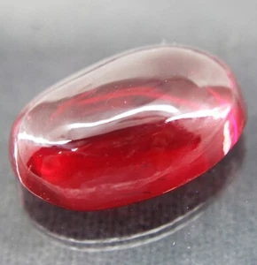 Natural Red Ruby 53 Ct Eye Clean Cabochon Shape Loose Gemstone - Picture 1 of 7