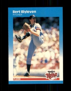 1987 Fleer Glossy #536 Bert Blyleven - Picture 1 of 2