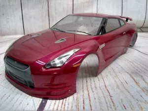 NISSAN GT-R (R35) Custom Painted RC Car Body 1/10 OnRoad HPI/4Tec2.0/V100/RDS - Picture 1 of 5