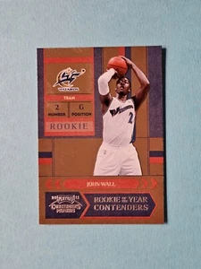 John Wall 2010-11 Rookie of the Year Panini Contenders RC Wizards Clippers - Picture 1 of 3