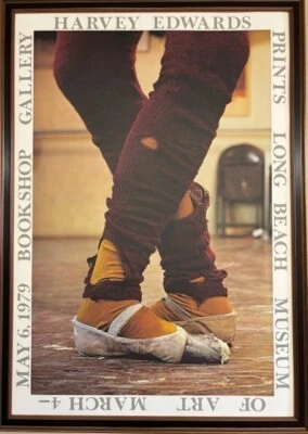 Harvey Edwards "Leg Warmers"  Custom Framed Photography Art Dance Ballet New - Image 1 of 3