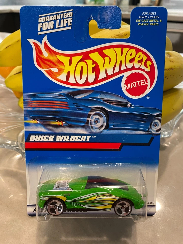 2000 Hot Wheels Mainline/Collettore #183 Buick Wildcat Verde W / Cromo 3 Sp - Immagine 1 di 1