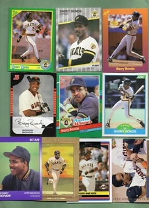 Barry Bonds ( Pirates/S.F.Giants) 20 card Lot w/Classic Orange Rookie & Insert - Picture 1 of 2