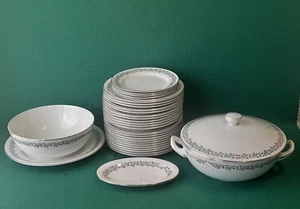 ANTICO SERVIZIO PIATTI TAVOLA PIANI FONDI FRUTTA RICHARD GINORI 32 PEZZI. AJ53 - Foto 1 di 19