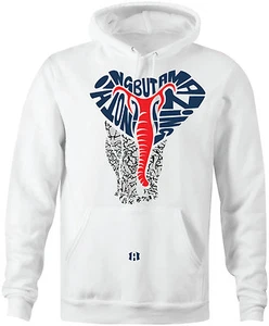 "ELEPHANT FORCE" Hoodie to match Air Retro 3 OG "TRUE BLUE" - Picture 1 of 1