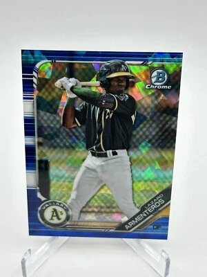 Lazaro Armenteros 2019 Bowman Chrome Sapphire Blue Refractor /99 #BDC-198 - Image 1 of 2