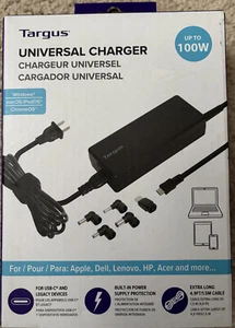 Targus Universal Charger Including all USB-C Devices - Black - Open Box - Picture 1 of 2