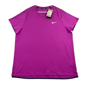 NWT Nike Tennis Shirt Men Sz 2XL NikeCourt Slam Tennis Short Sleeve FQ2018-518 - Picture 1 of 12
