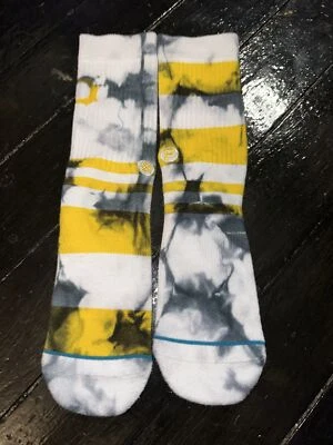 Stance Socks Men's Size 6-8.5 Med Pittsburgh Pirates Summer League Black Yellow - Image 1 of 2