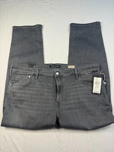 Mavi Jeans Mens Size 42/30 Zach Straight Leg Mid Grey Feather Blue Stretch - Picture 1 of 13