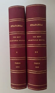 The Most Delectable Nights by Straparola of Caravaggio Hardback 1906 - Picture 1 of 12