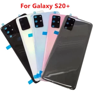 For SAMSUNG Galaxy S20+ Plus Back Glass Rear Cover Battery Door w/Camera Lens - Picture 1 of 8