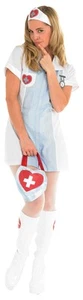 LADIES ZIP UP NURSE DRESS WITH BAG - Picture 1 of 1