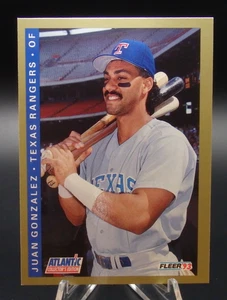 Fleer Atlantic 1993 edición coleccionista #10 Juan González casi nuevo - Imagen 1 de 2