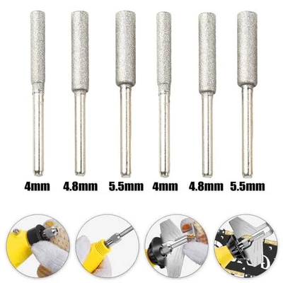 Chainsaw Emery For Sharpening Tools 6 Pack 4mm 4 8mm 5 5mm for Efficient Use - Image 1 of 4