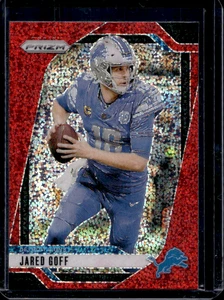 Panini Prizm 2024 - Jared Goff #92 Red Sparkle Prizm - Imagen 1 de 2