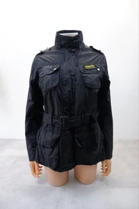 Barbour Womens Jacket Size Uk 10 Black Coat VGC - Picture 1 of 6