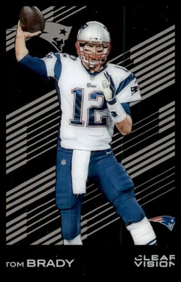 2015 Panini Clear Vision - Tom Brady #40 White Jersey - Image 1 of 2