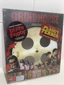 Grindhouse Presents Death Proof & Planet Terror Box Set. 4 DVD Reg 4 Rare - Picture 1 of 9