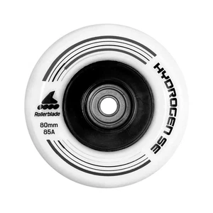 ROLLERBLADE 8-Piece Hydrogen SE 80mm/ILQ9 EA White Wheels (06954300101) - Picture 1 of 2