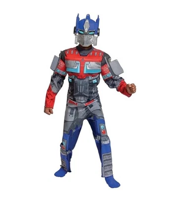 Disguise Transformers Rise Of Beasts OPTIMUS PRIME Child Costume Medium 7-8 #272 - Image 1 of 2
