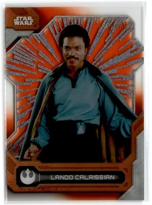 2024 TOPPS STAR WARS HIGH TEK ORANGE LANDO CALRISSIAN /25 #64 - Image 1 of 2