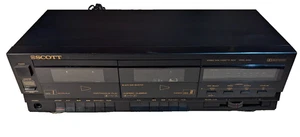 Scott DD660 Stereo Dual Cassette Tape Player & Recorder Deck | Tested Works! - Picture 1 of 3