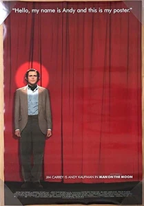 MAN on the MOON FILMPOSTER 2-seitig ORIGINAL Version B 27X40 JIM CARREY - Bild 1 von 1
