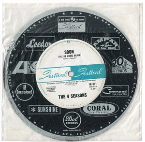 THE FOUR SEASONS - SOON / AIN'T THAT A SHAME Very rare 1963 Aussie Pop Single! - Picture 1 of 2