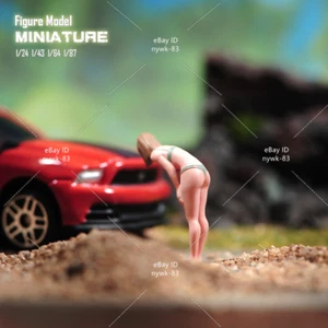 1/24 Scene Props Sexy Bikini Girl Miniatures Figures Model For Cars Vehicles Toy - Picture 1 of 6