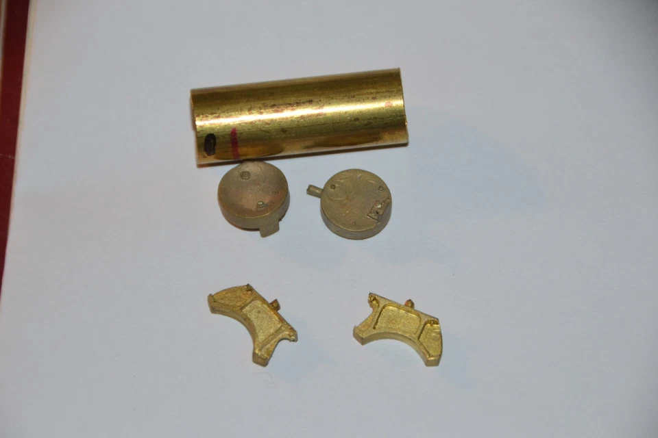 BRASS PILOT AIR TANK KIT WILL FIT PRR N-1 2-10-2 HO FRONT AIR TANK HO PART - Image 1 of 1