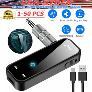 Receptor Transmisor USB Inalámbrico Bluetooth para Coche Música Audio Adaptador Auxiliar Lote - Imagen 1 de 14