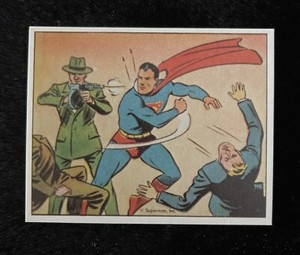 1940 Superman Gum Inc. #55 SUPERMAN WINS AGAIN💥A 1984 Reprint💥