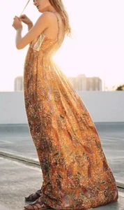Anthropologie Raga Maxi Dress, Size Small, Boho, WAS $200 *NEW!* - Picture 1 of 10